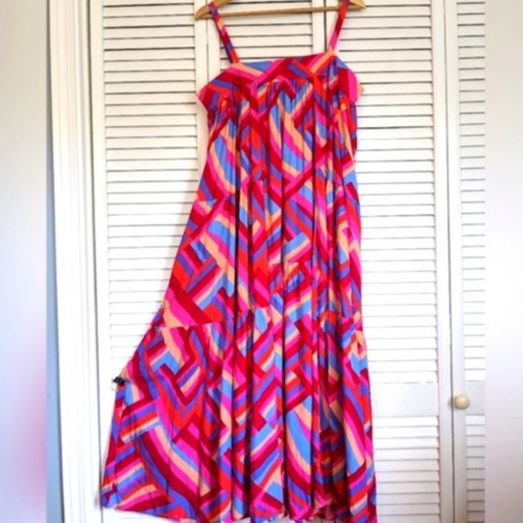 Pink maxi dress Anthro - Picture 4 of 4